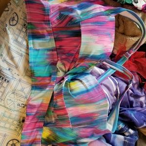 Multi color torrid swim top